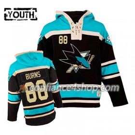 Adidas Maillot de Hockey San Jose Sharks Brent Burns 88 Musta Sawyer Chandails à capuchon - Enfant